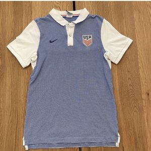 NIKE USA Polo Shirt Mens Medium NWOT